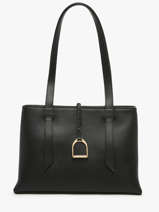 Sac Port� �paule Torsade Cuir Etrier Noir torsade ETOS173L